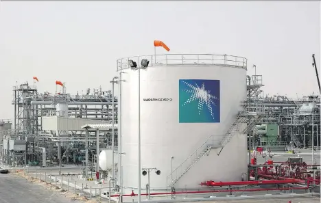  ?? AFP/GETTY IMAGES FILES ?? The Haradh gas plant is operated by Saudi Aramco in Dhahran. Saudi Arabia, could face the ultimate petroleum test to address the oil supply shortage using its limited buffer. The crisis was sparked by U.S. sanctions on Iran that are crippling exports.