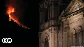  ??  ?? Imagen de la erupción del 21 de febrero.