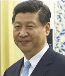  ??  ?? Xi Jinping, Chinese President