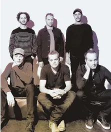  ??  ?? CREATIVE STRETCHES: Umphrey’s McGee members include short improvisat­ional breaks in their sets.