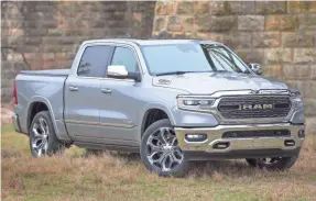  ?? FCA US LLC ?? Despite its announceme­nt on electrics, FCA is still solidly behind traditiona­l internal conbustion engine vehicles, such as the 2020 Ram 1500 Limited.