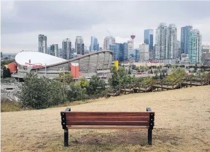  ?? JEFF McINTOSH/THE CANADIAN PRESS ?? Officials with the Calgary Flames say the city needs to build a replacemen­t for the Scotiabank Saddledome.