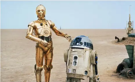  ?? Lucasfilm ?? Anthony Daniels as C-3PO. He is the only actor to appear in all nine Star Wars films