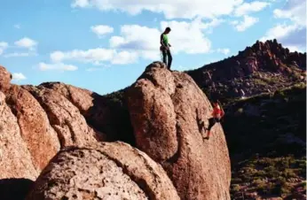  ?? VISIT PHOENIX ?? From Camelback Mountain to Queen Creek Canyon to McDowell Regional Park, Phoenix has all sorts of rock climbing spots.