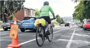  ?? PHOTO: ODT FILES ?? Cycle lanes need to be userfriend­ly, efficient, safer than other options and practical for commuting.