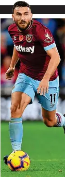  ?? REX ?? Outburst: West Ham midfielder Robert Snodgrass