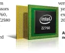  ??  ?? Atom processors, like this Z2760, are no longer supported by Intel