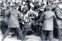  ??  ?? LOSING BATTLE The miners’ strike failed to save Scots pits like the one at Polmaise near Stirling, far left