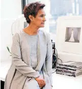  ??  ?? Designer Amsale Aberra, 64, died April 1. She helped strip the frippery and frills from wedding dresses. [PHOTO PROVIDED BY AMSALE ABERRA INC.]