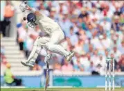  ?? GETTY IMAGES ?? England’s Joe Denly survives a run out attempt on Day 3 of the fifth Ashes Test at The Oval, London.