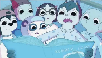  ??  ?? ► Los personajes de la serie animada Campamento de verano.
