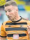  ??  ?? East Fife defender Daryll Meggat was red-carded.