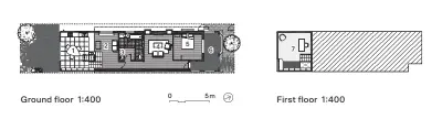  ??  ?? 1 Kitchen 2 Living 3 Laundry 4 Lounge 5 Bedroom 6 Verandah 7 Study