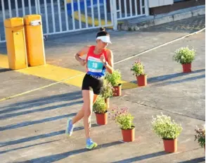  ?? JUAn DiEGO VillARREAl ?? Sharon Herrera logró la medalla de plata en el Centroamer­icano de Marcha, en la categoría sub-18, en febrero.