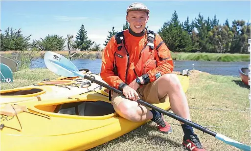  ?? PHOTO: SVEN HERSELMAN/ FAIRFAX NZ ?? Mathias Jespersen is working as a guide in Marlboroug­h as part of his travels around the country.