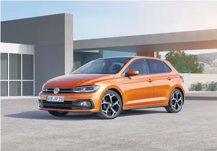  ??  ?? Longer and wider, the latest Volkswagen Polo incarnatio­n.