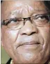  ??  ?? PRECARIOUS POSITION: Jacob Zuma’s tenure is shaky, says the writer.