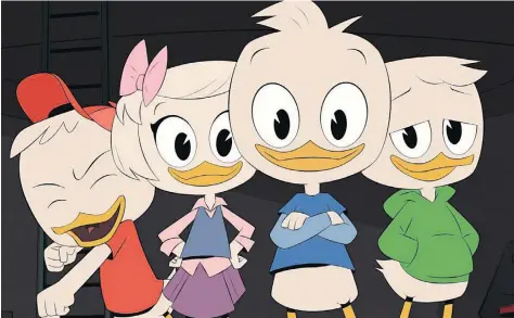  ?? DISNEY XD ?? A new DuckTales animated series debuts on Disney XD on Sept. 23, with a new TV movie about the fun-loving foul airing Aug. 12.