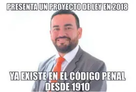  ??  ?? Memes sobre el proyecto de ley de Prendas ya están en redes sociales.