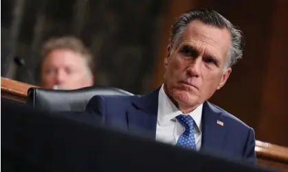  ?? Photograph: Amanda Andrade-Rhoades/Reuters ?? Mitt Romney lost the 2012 election to Barack Obama and was later elected to the US Senate, where he twice voted to impeach Donald Trump.