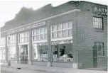  ?? HARRY P. LEU GARDENS ?? BEFORE: Local businessma­n and civic leader Harry P. Leu owned this hardware and building supply shop.