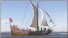  ??  ?? The Onrust, a replica of the first European vessel to explore and chart the Connecticu­t River, will sail the river this summer