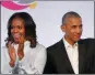  ??  ?? Michelle and Barack Obama