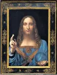  ??  ?? Leonardo da Vinci’s Salvator Mundi, which will be sold at auction next week