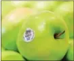  ?? SUBMITTED PHOTO — GIANT FOOD STORES ?? Green apples are displayed. The more colorful fruits and vegetables a person eat then the more nutrients their body is getting. A healthy and nutritious diet can lead to a better mood.