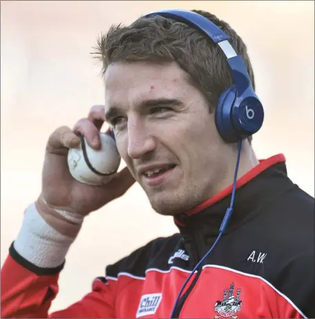  ??  ?? Cork star AIdan Walsh was relatively satisfied by his performanc­e in his first National League football game in over two years Photo by David Maher / Sportsfile