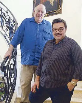  ?? Photos by BENING BATUIGAS ?? Bob Miller and Ito Curata in their artsy home