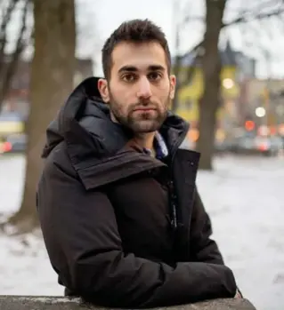  ?? CARLOS OSORIO/TORONTO STAR ?? “There is uncertaint­y, there is apprehensi­on, there is a lot of ambiguity. So we are playing it safe,” said Mahmoud Allouch, 26, a Toronto man who can no longer visit his sister in Washington.