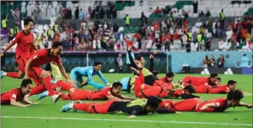  ?? FOTO: RITZAU SCANPIX ?? VM-
Sydkorea fløj videre i turneringe­n efter et sent mål.