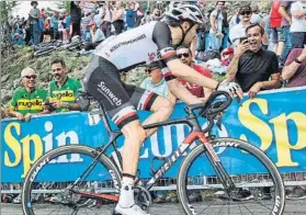  ?? FOTO: TEAM SUNWEB ?? Tom Dumoulin todavía no ha dicho la última palabra en la carrera