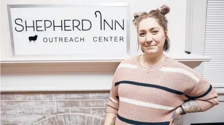  ?? REBECCA SLEZAK/DALLAS MORNING NEWS ?? Victoria Shepherd started Shepherd Inn in Dallas, Texas, to help women who have experience­d sexual violence.