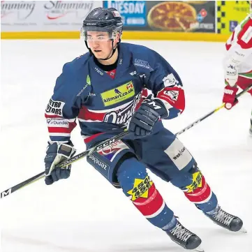  ??  ?? RARING TO GO: Craig Garrigan of Dundee Stars is to play for Nottingham Panthers.