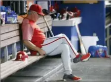  ?? THE ASSOCIATED PRESS — WILFREDO LEE ?? Even with a green roster, Phillies manager Pete Mackanin didn’t maximize return in a last-place finish. That trait led to Friday’s announceme­nt that Mackanin will be reassigned to the front office at the end of the season.