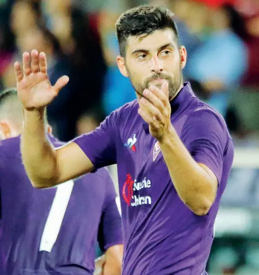  ??  ?? Marco Benassi, 24 anni, 48 partite con la maglia viola e 10 gol