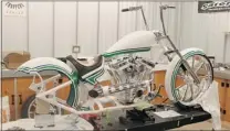  ?? SUBMITTED PHOTOS ?? Azzkikr Customs in Surrey created their own fan bike to honour their favourite hockey team, the Vancouver Canucks.