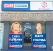  ?? Photo / Bernard Orsman ?? The Dominion Rd offices of Mark Thomas, an Auckland Council hopeful in the October 2019 local elections.