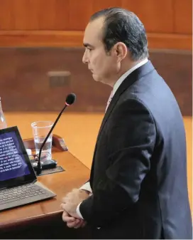  ?? FOTO ?? Jorge Pretelt, el primer magistrado de un alto tribunal en ser llevado a juicio en la Corte Suprema.