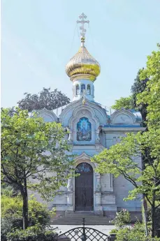  ?? FOTOS: DPA ?? Auch eine russisch-orthodoxe Kirche hat Baden-Baden für die mehr als 2000 russichstä­mmigen Einwohner.