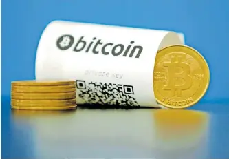  ?? I FILE ?? EVERY four years, the rate at which new bitcoins are released into circulatio­n gets slashed by half.