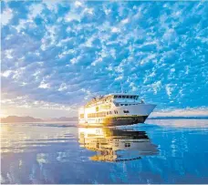  ?? LINDBLAD EXPEDITION­SNATIONAL GEOGRAPHIC ?? When National Geographic Venture debuts in December, the ship will offer voyages along the Pacific coast from Baja north all the way to Alaska.