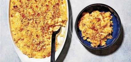  ?? [PHOTO BY STACY ZARIN GOLDBERG, FOR THE WASHINGTON POST] ?? Classic Macaroni and Cheese