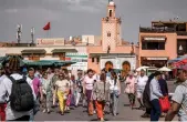  ?? AFP ?? Tourists in Morocco’s western city of Marrakesh. Morocco is seeking investment­s to boost its tourism sector