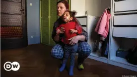  ?? ?? Victoria and her daughter Sofia hope to return to Ukraine after the war