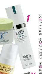  ??  ?? CON COENZIMA Q10 Contiene 4 super ingredient­i che rallentano l’invecchiam­ento e leniscono le irritazion­i. Q10-B5 Fluido S.O.S. anti-stress di Bakel,
125 €, 30 ml, bakel.it