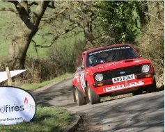  ?? Photos: Phil James ?? Kyle Adam was the top two-wheel-driver in his Escort