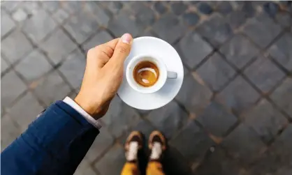  ?? ?? The espresso market is worth more than €4bn a year. Photograph: Alexander Spatari/Getty Images